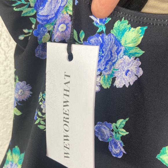 NWT Weworewhat pinup floral corset style one piece swimsuit xs - Picture 9 of 10